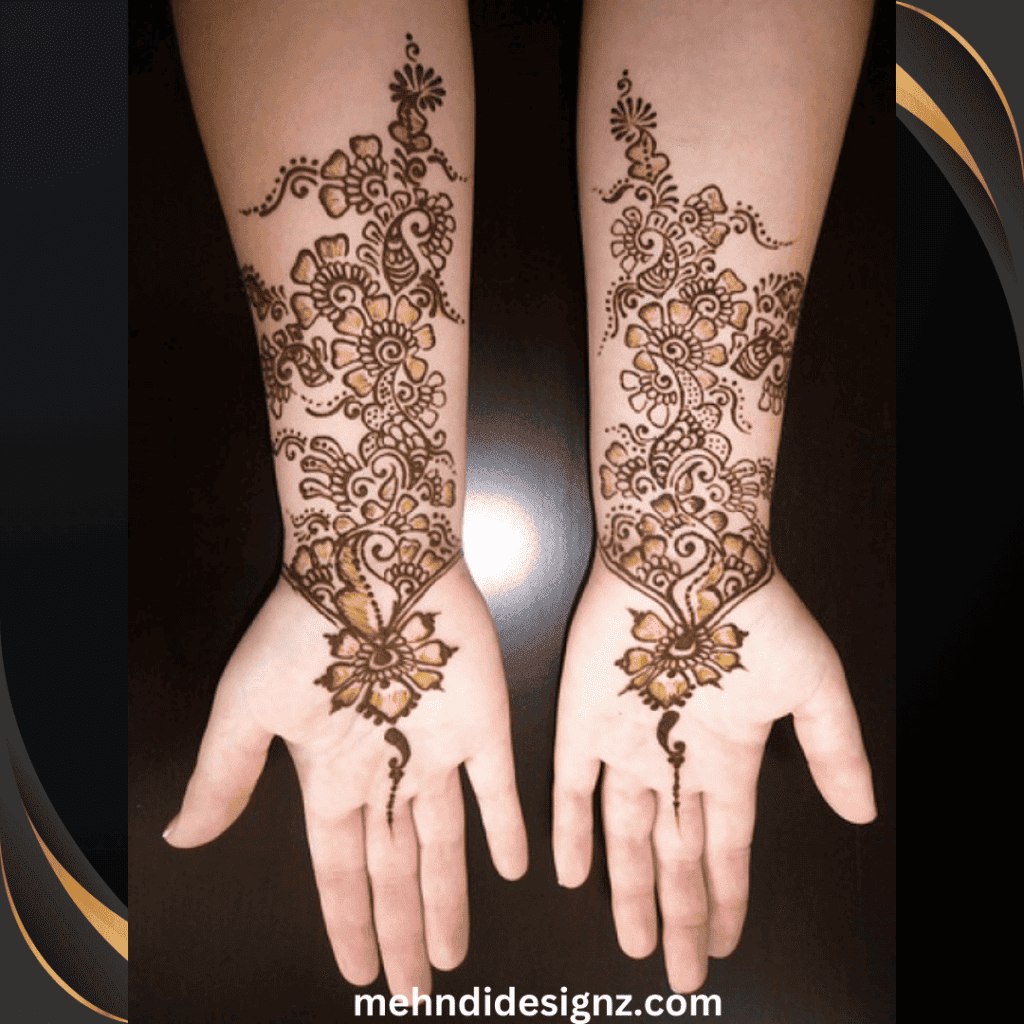 15 Stunning Arabic Mehndi Designs You Need to Try in 2025! 11 arabic instagram royal front hand mehndi design
