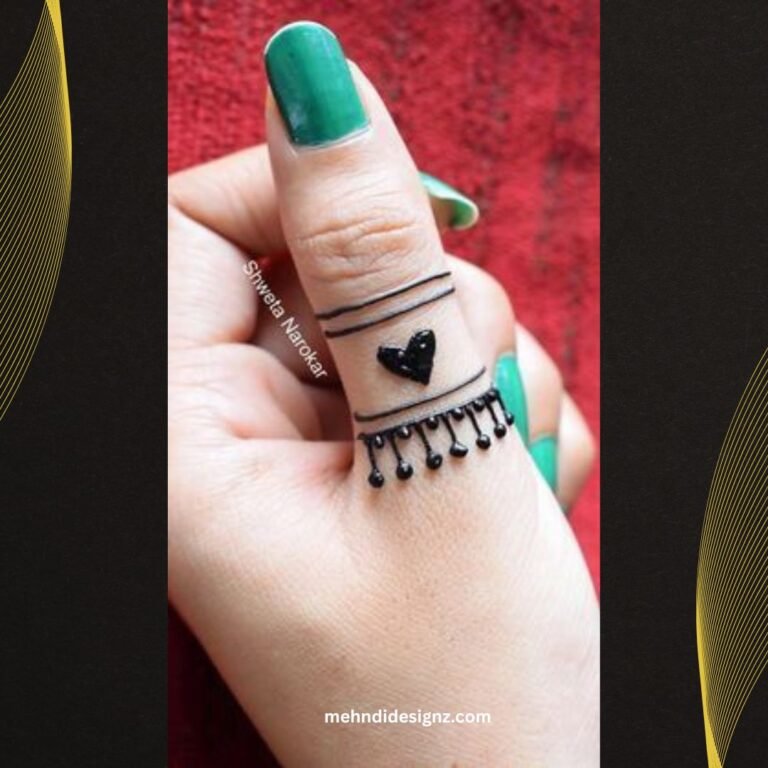 small Heart Mehndi Design