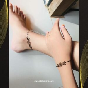 modern minimal mehndi designs