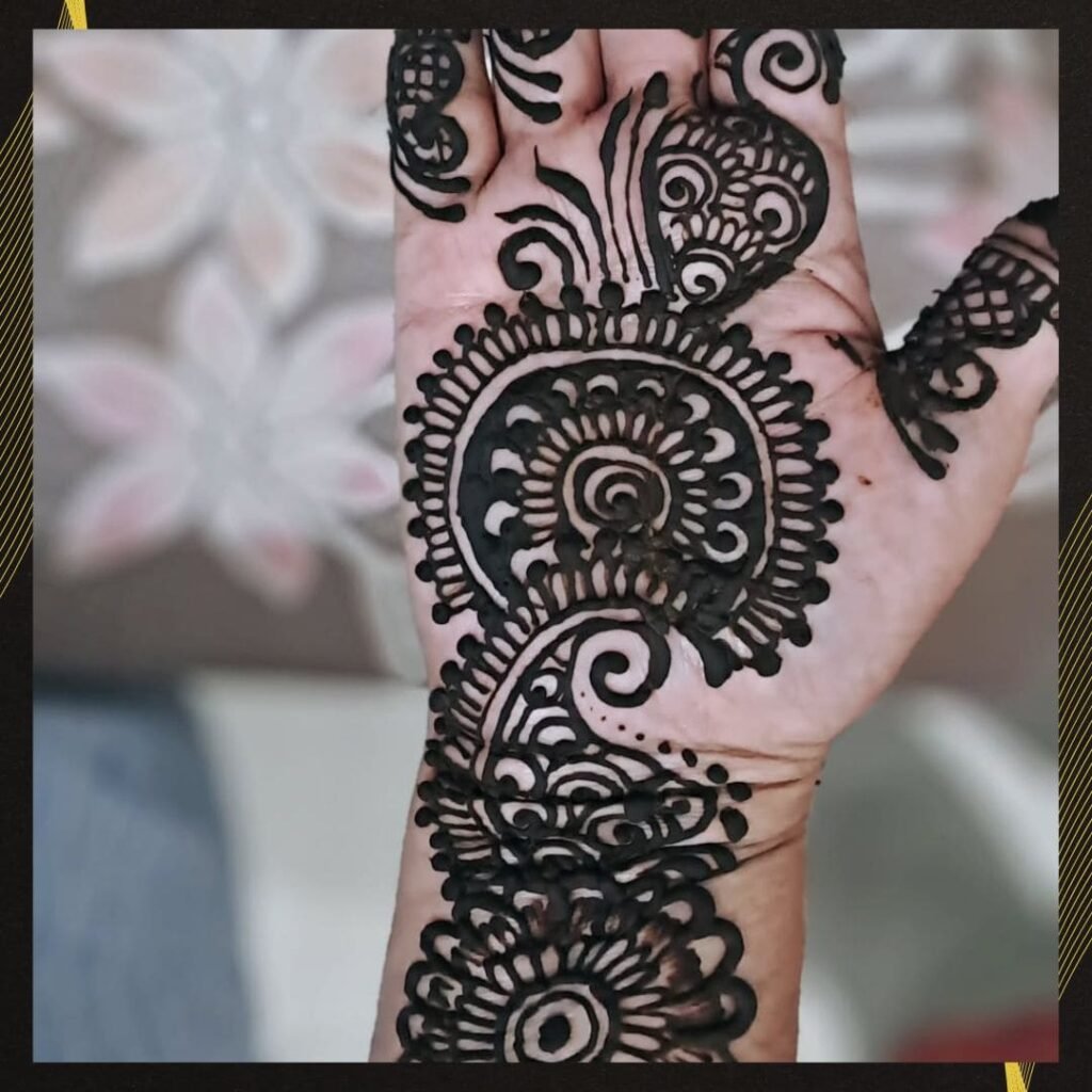 Simple Front Hand Mehndi Designs For 2025 3 mehndi design simple