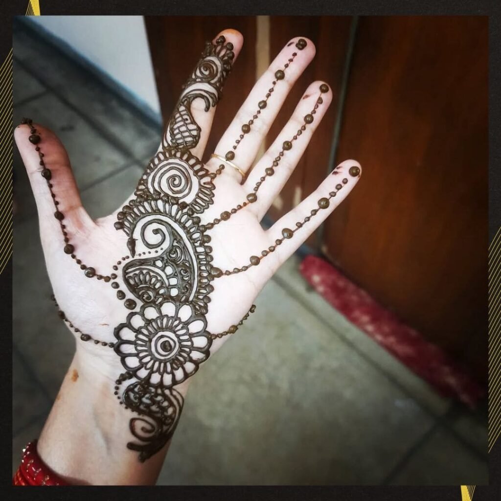 Simple Front Hand Mehndi Designs For 2025 5 stylish simple mehndi design
