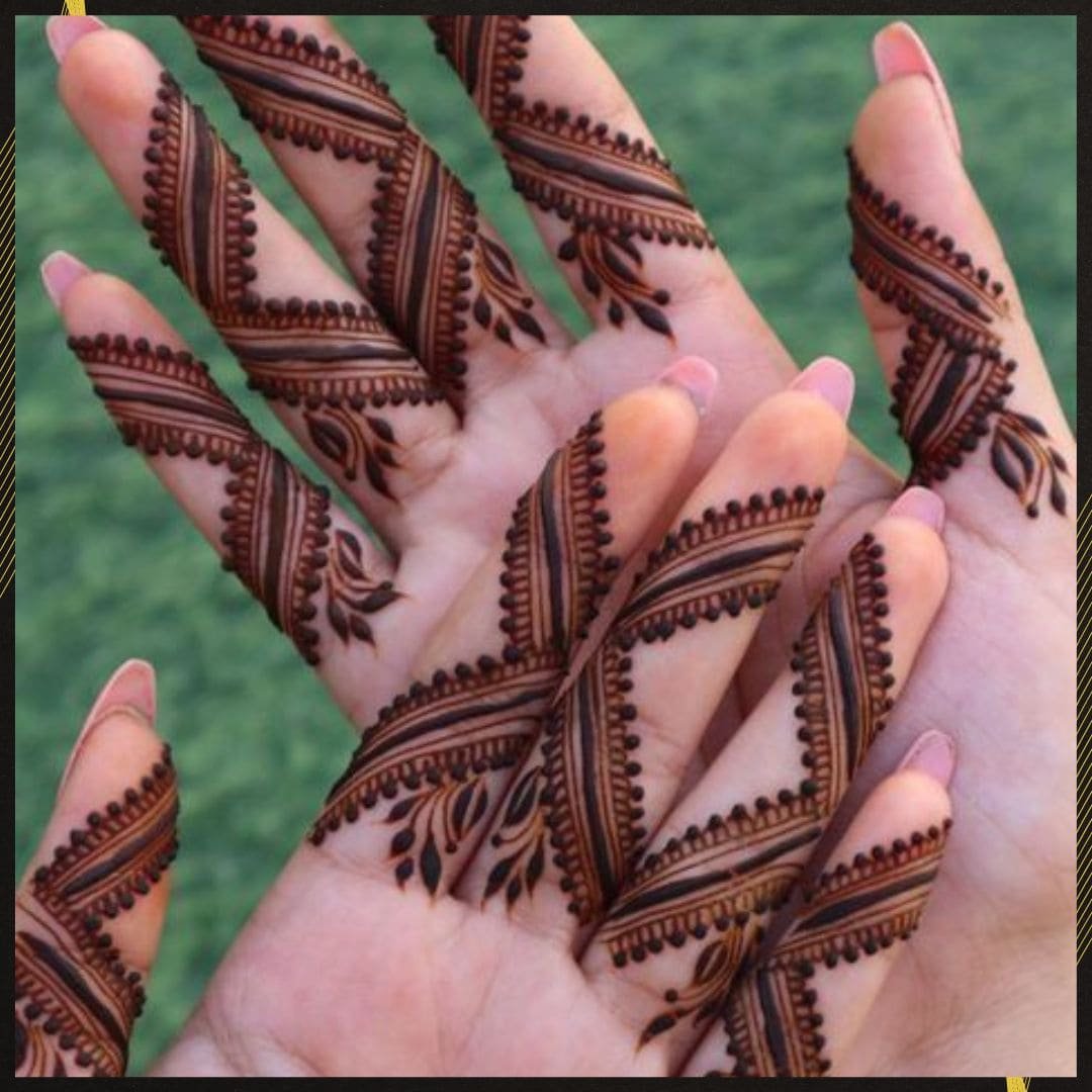 Simple Front Hand Mehndi Design