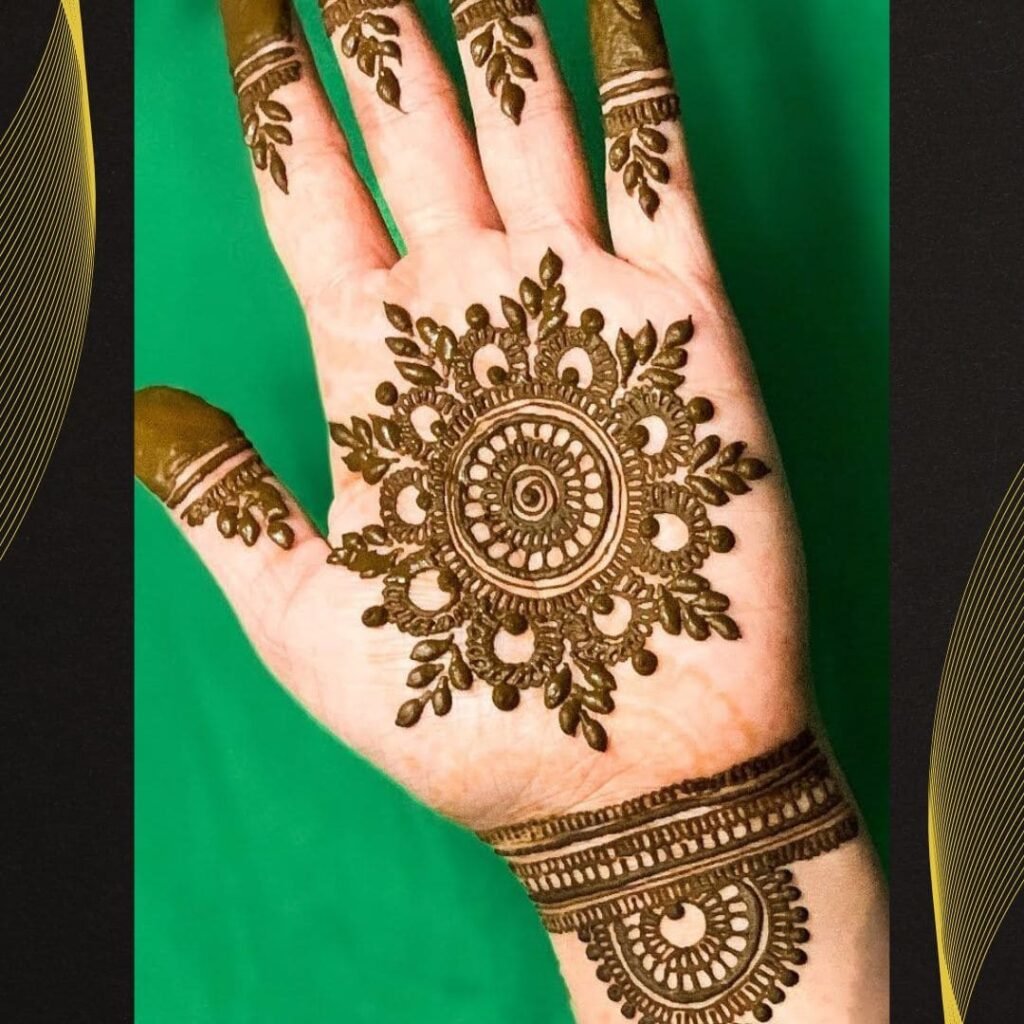 Simple Front Hand Mehndi Designs For 2025 8 simple mehndi design photo