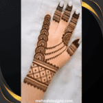 arabic back hand mehndi design
