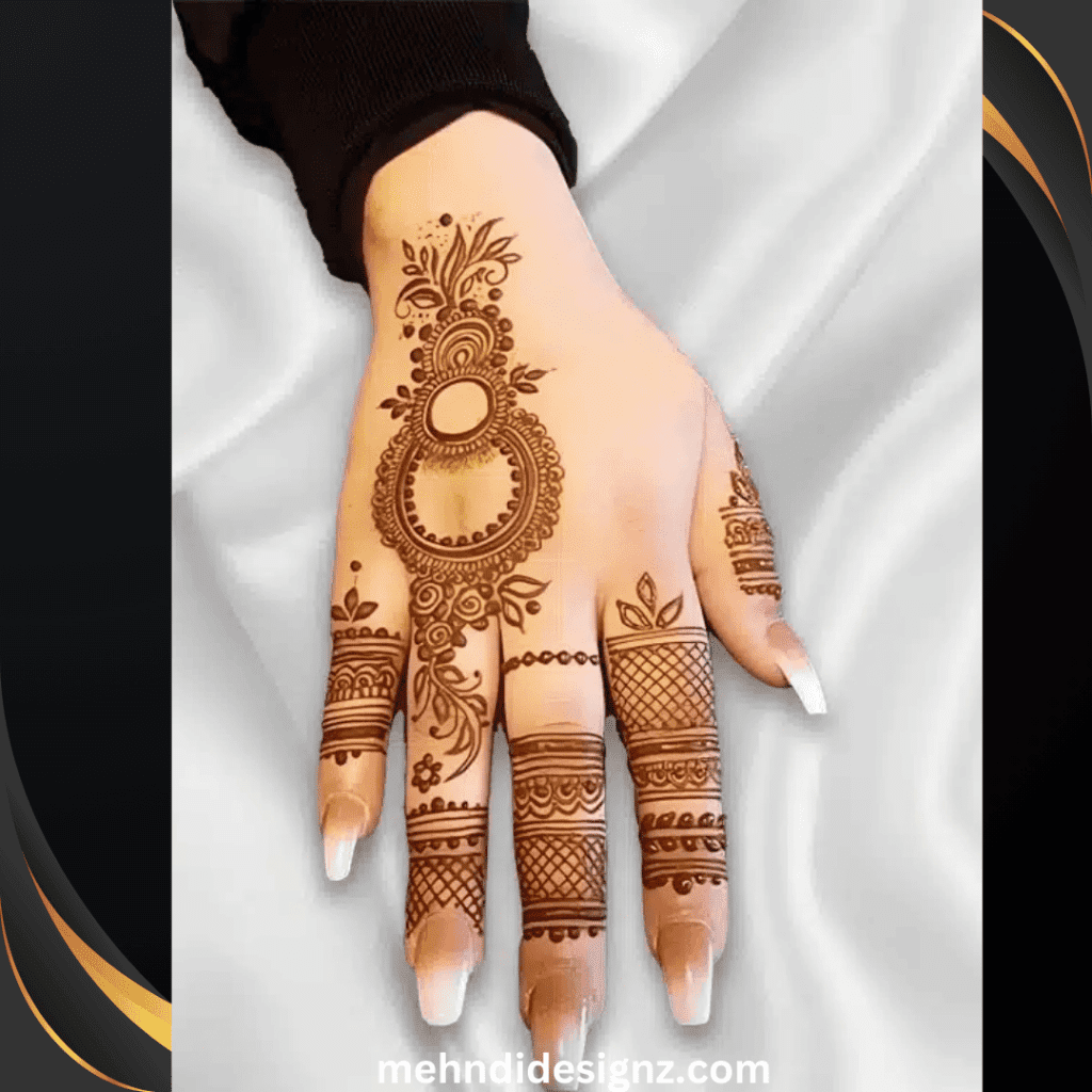 25 Gorgeous Back Hand Mehndi Designs to Flaunt in 2025! 22 easy arabic mehndi design back hand