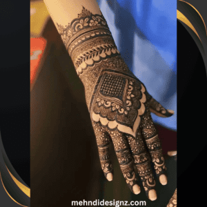 khafif mehndi design back hand