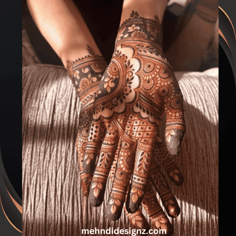 modern mehndi royal front hand mehndi design