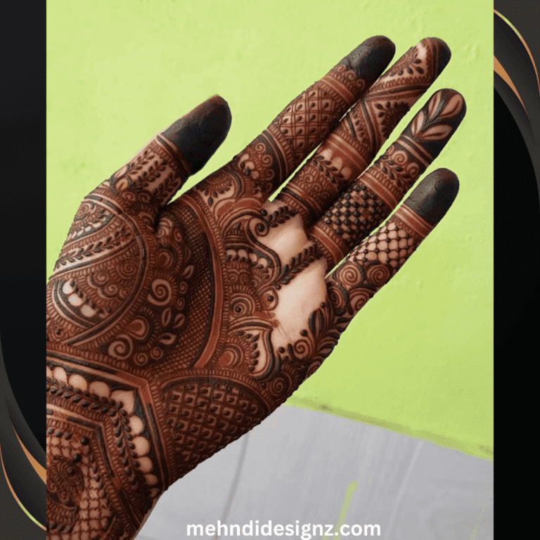 Instagram Royal Front Hand Mehndi Design