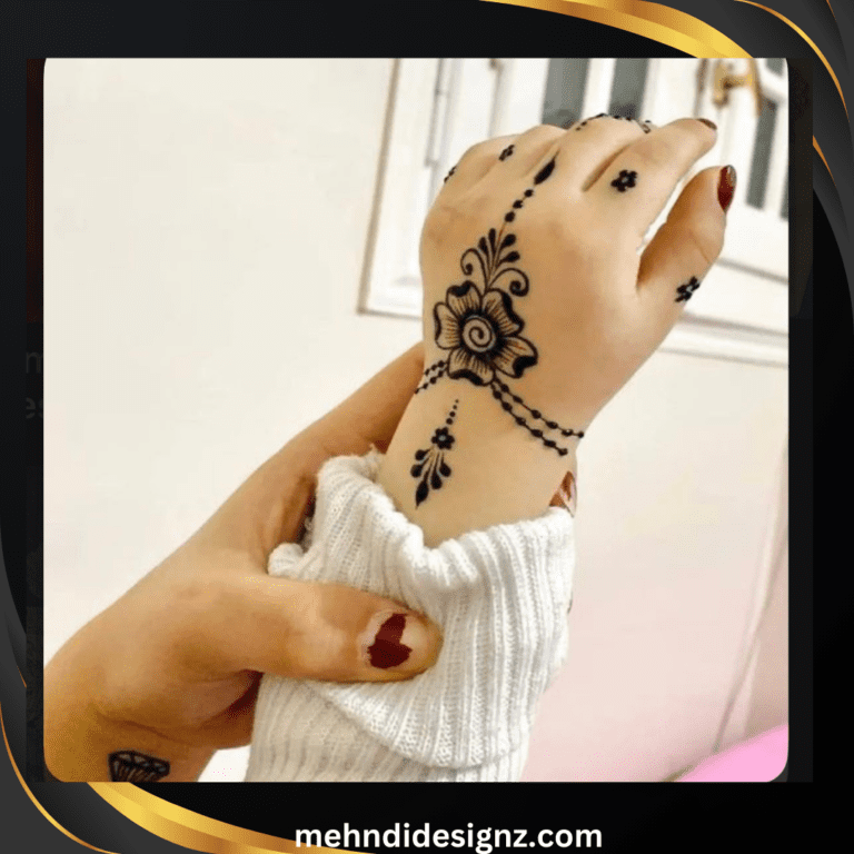 Bangle mehndi design for Kids