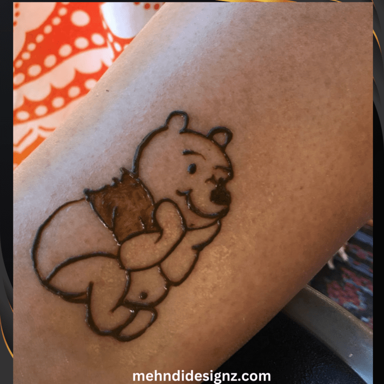 pooh mehndi design