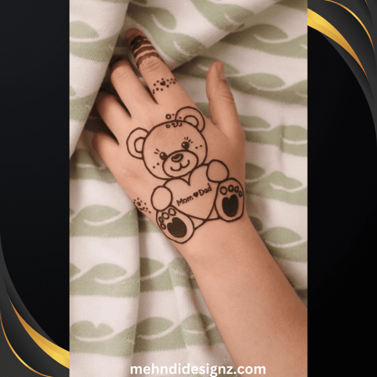 Kids Mehndi Designs -Simple