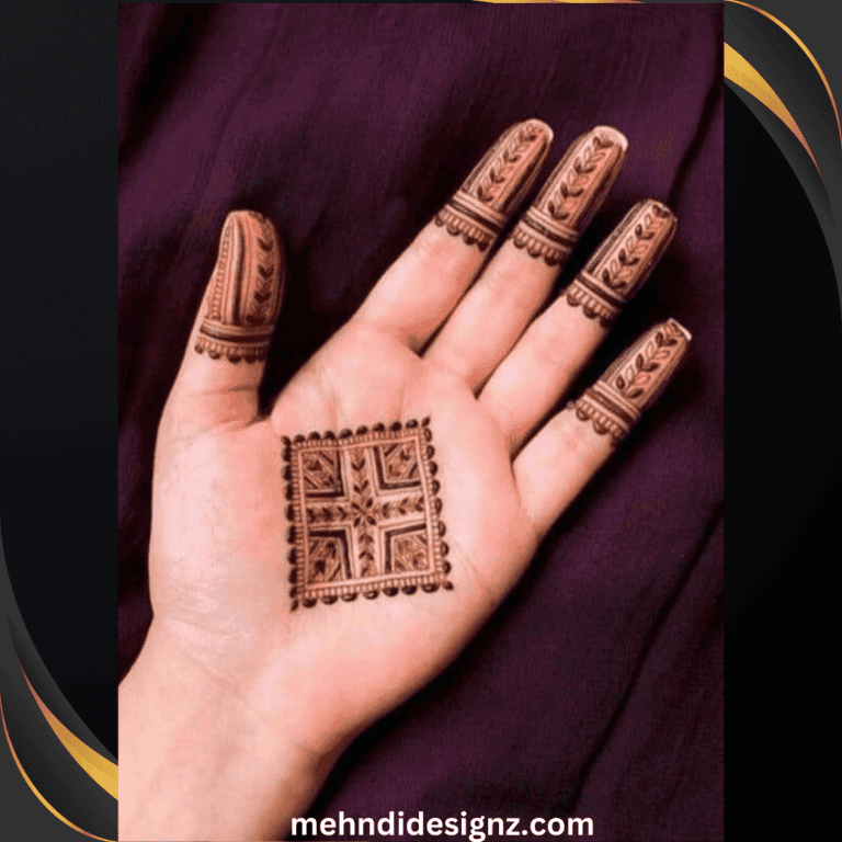 easy simple mehndi designs for kids' step by step
