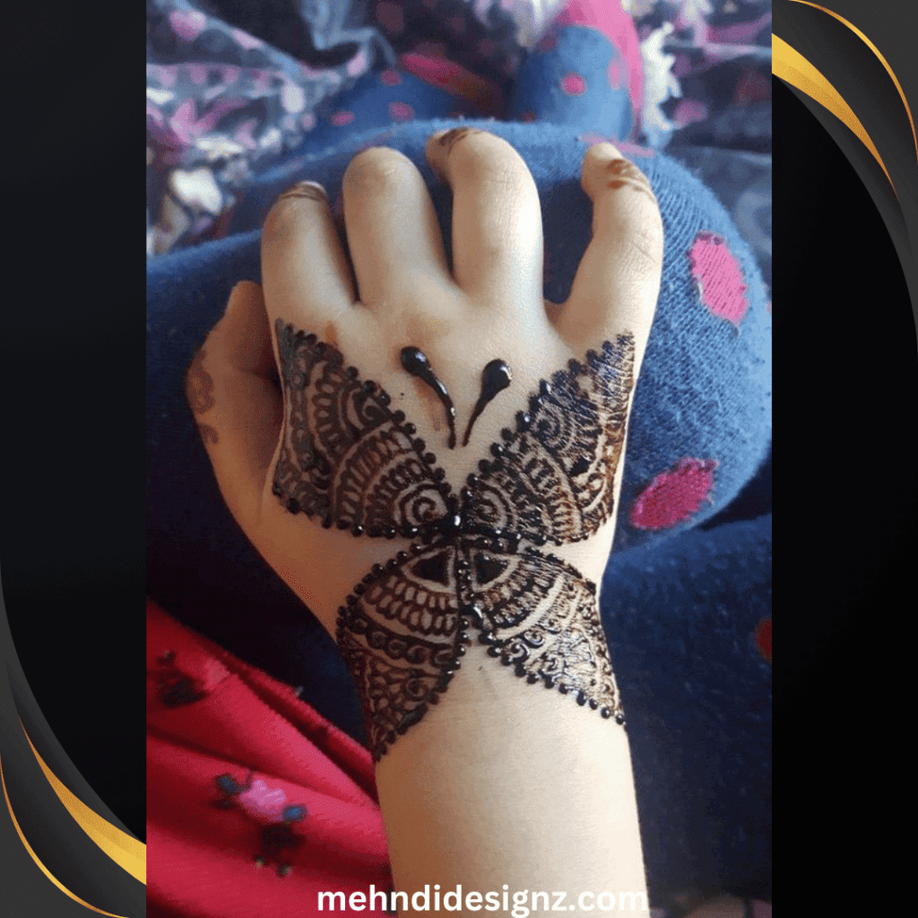 Simple mehndi designs for kids