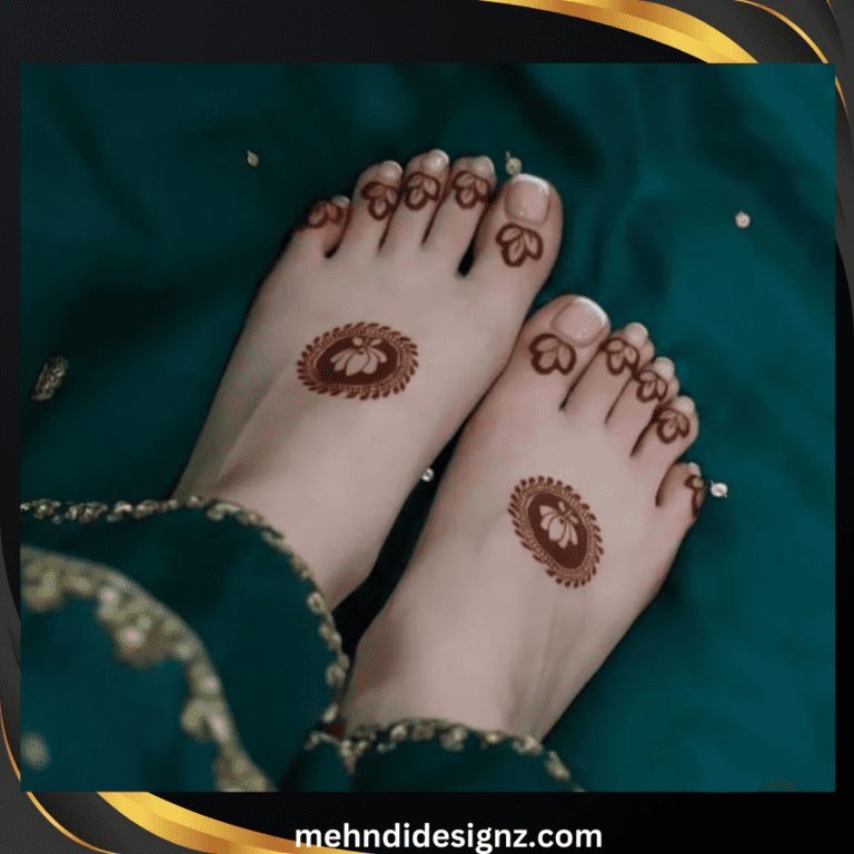 foot mehndi design