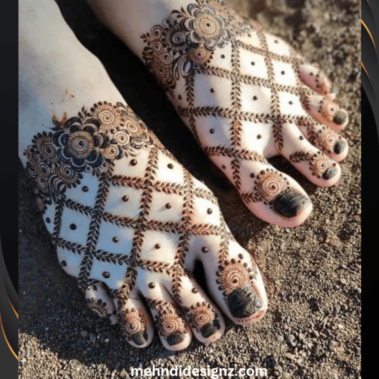 foot marriage bridal mehndi design for legs