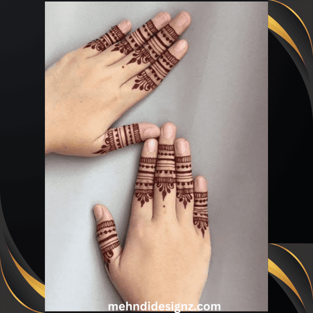 Finger mehndi design (2)