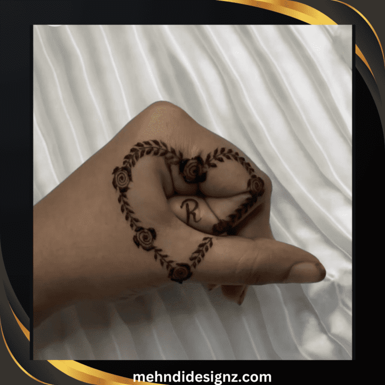love mehndi design simple