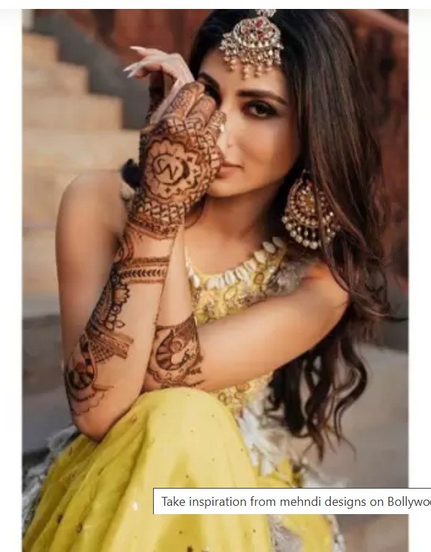 Mouni Roy Mehndi Designs