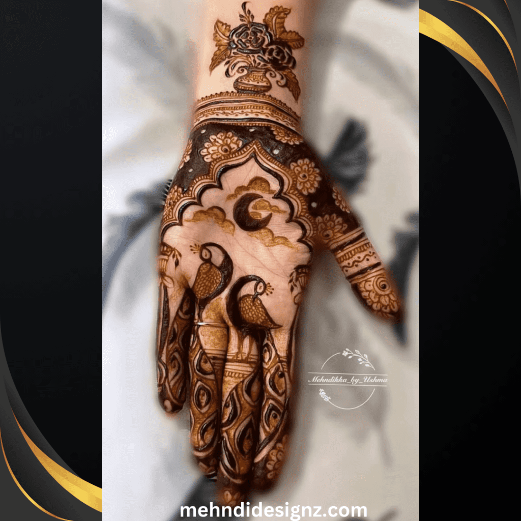 Royal Peacock Mehndi Designs: Stunning Mor Wali Mehndi! 29 peacock mehndi design easy and beautiful