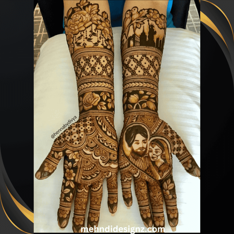 Punjabi mehndi design (2)