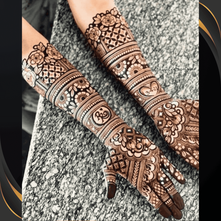 arabic bridal mehndi design