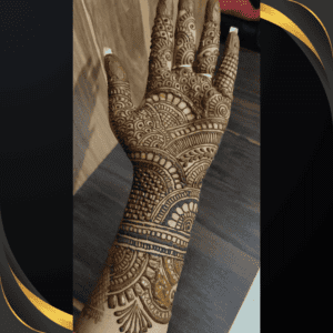 khafif bridal mehndi design