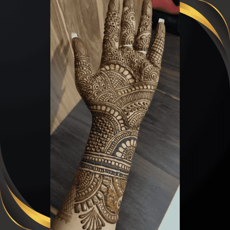 khafif bridal mehndi design