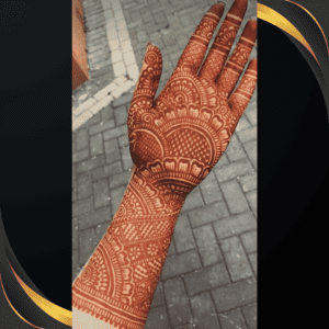 bridal simple mehndi design