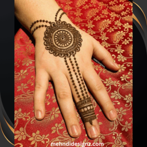 circle mehndi designs finger