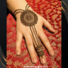 circle mehndi designs finger