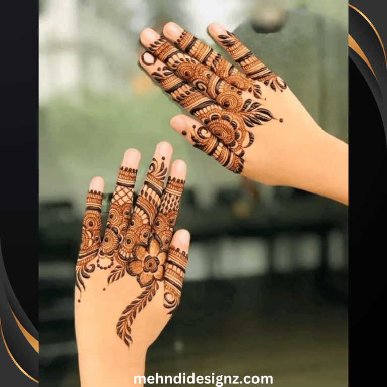 finger mehndi design