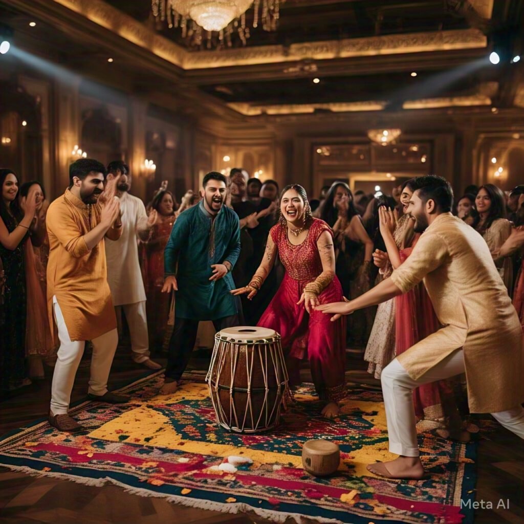 35+ Unique Mehndi Games for a Fun-Filled Indian Wedding (2025 Edition) 5 Dhol Beats Challenge- Game for Mehndi Function