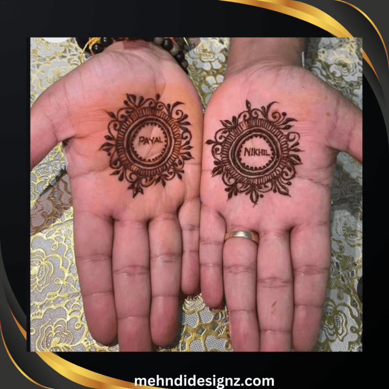 Modern groom mehndi styles