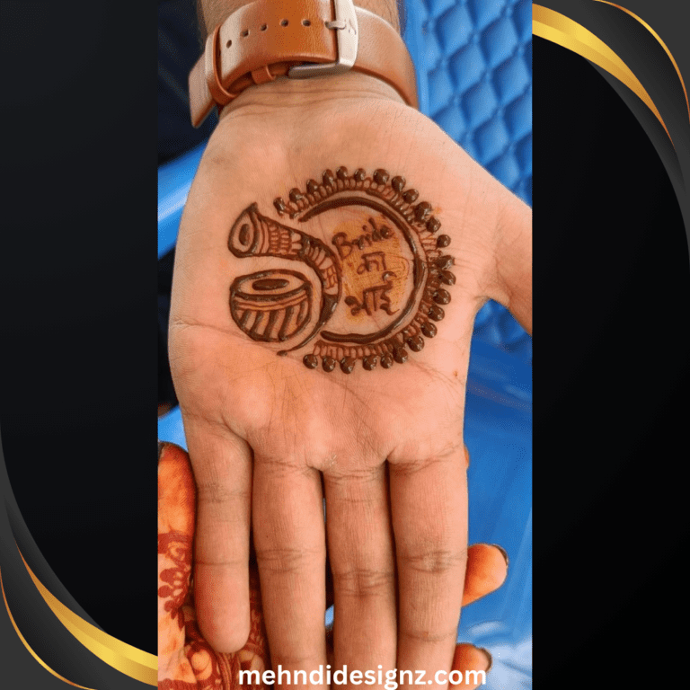Symbolism in groom henna
