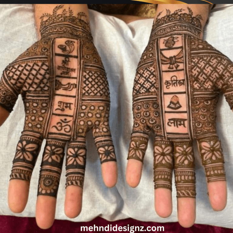Arabic groom henna designs