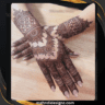 royal back hand mehndi design simple