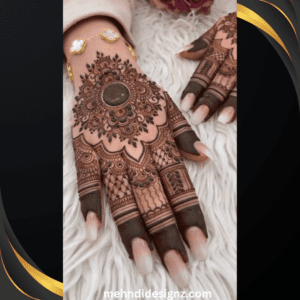 instagram royal mehndi design back hand