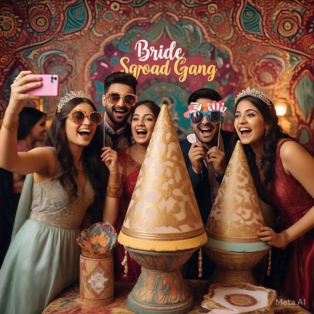 35+ Unique Mehndi Games for a Fun-Filled Indian Wedding (2025 Edition) 3 Selfie booth- Mehndi function game
