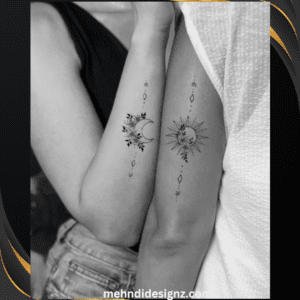 twin flame tattoo