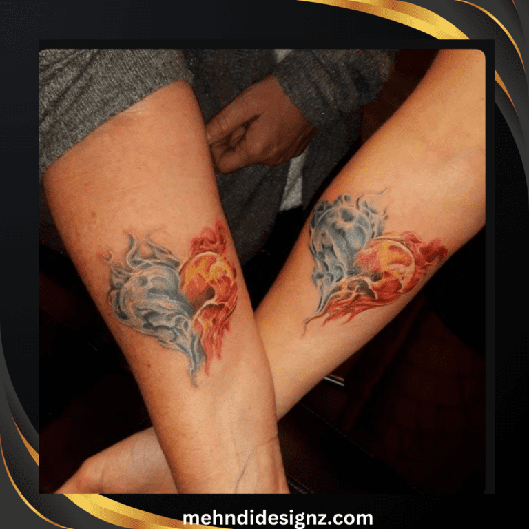 twin flame tattoos for couples