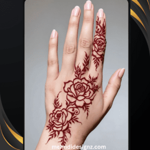 henna hand tattoo girl for back hand