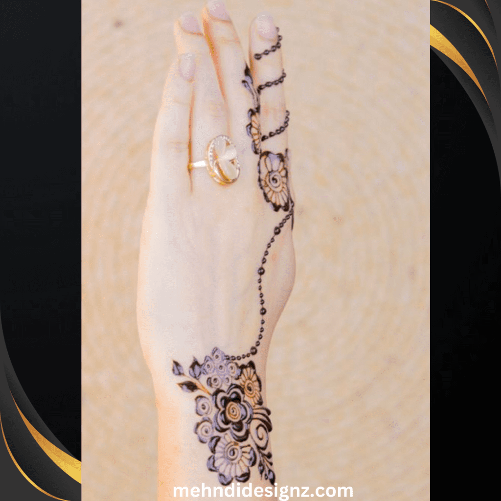 The Beauty and Tradition of Bangle Mehndi Design: A Timeless Art 5 round bangle mehndi design