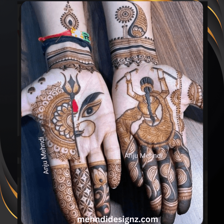 navratri mehndi design 2025