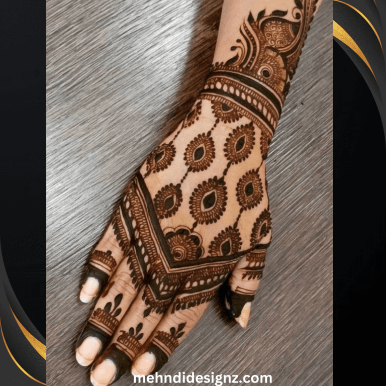navratri mehndi design easy full hand