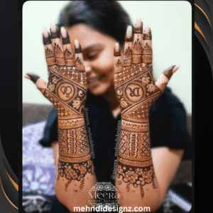 engagement mehndi design