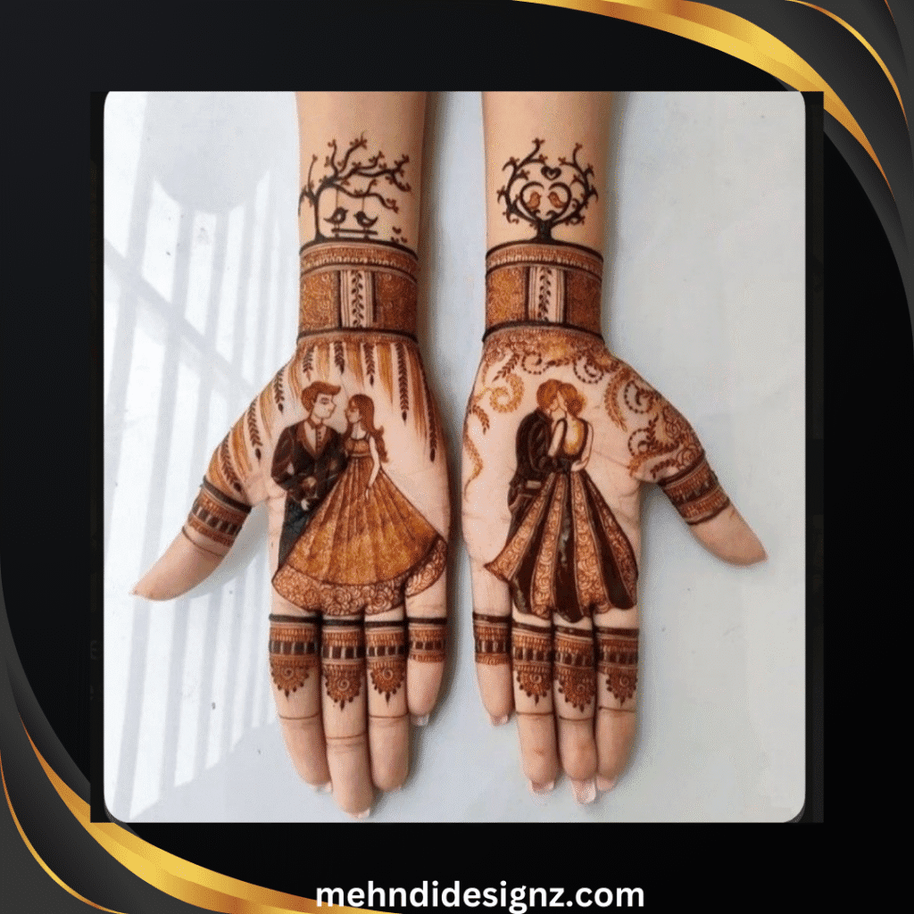 latest engagement mehndi designs simple and beautiful