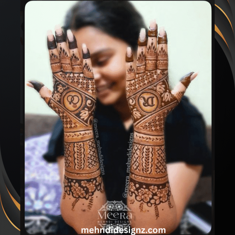 engagement mehndi design