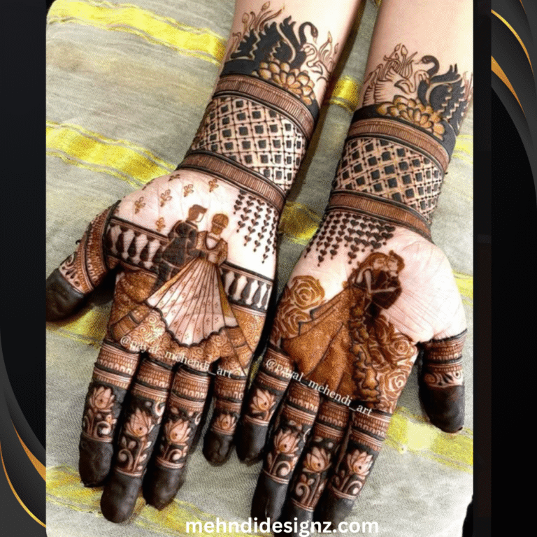 engagement mehndi design