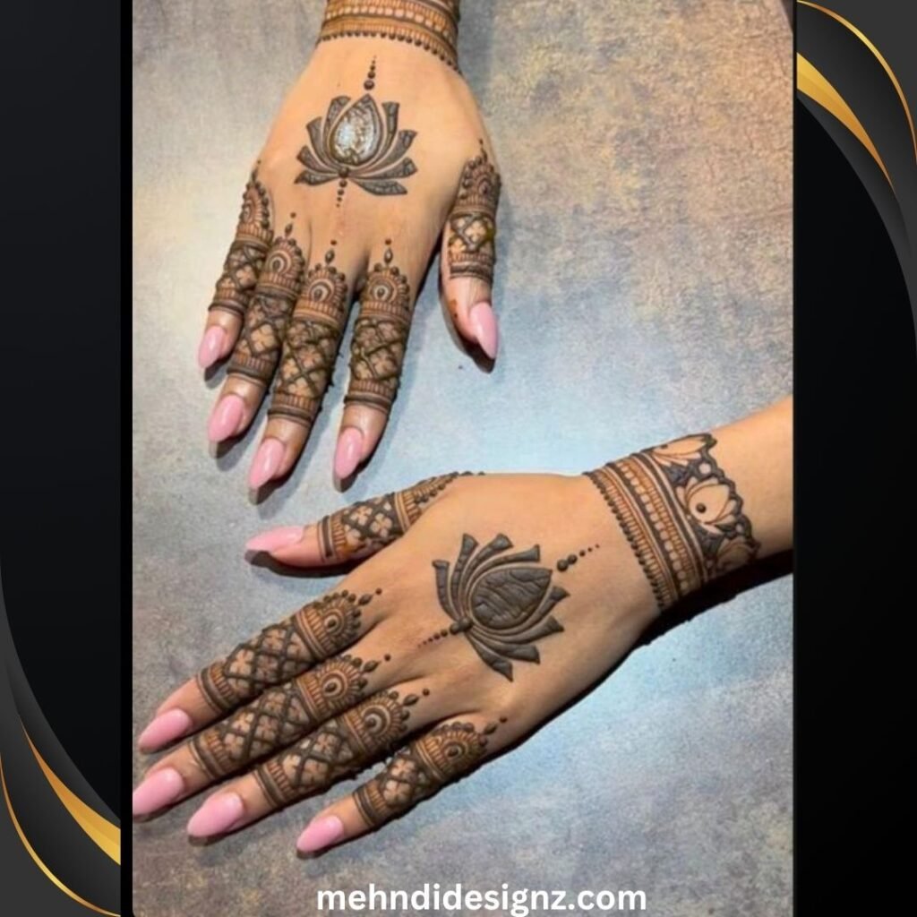 Aesthetic Mehndi Design: A Blend of Art, Culture, and Elegance 4 back hand mehndi design
