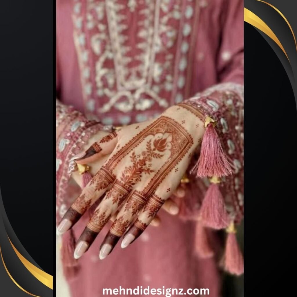 Aesthetic Mehndi Design: A Blend of Art, Culture, and Elegance 6 unique stylish back hand mehndi designs front and back